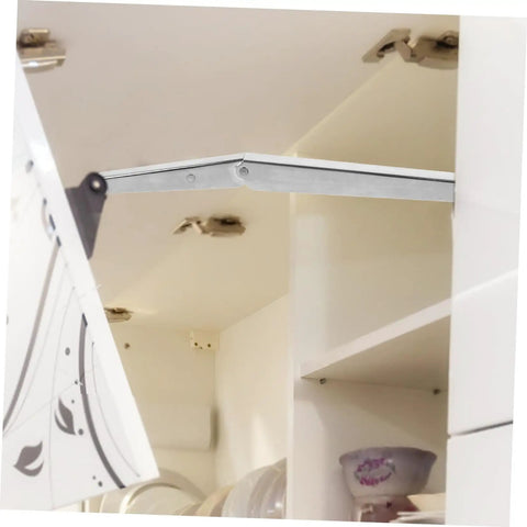 Two Pack 10 Inch 100N Gas Spring Cabinet Hinges With Soft Close for wooden box door in kitchen