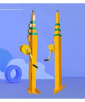 Heavy Duty Workhorse Manual Telescopic Winch Pole Built Tough For 3M To 6M Extension Runs No Flex Support Rig with hand crank.