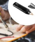 Handheld Spot Welder Portable Mini Welding Tool For DIY Metalwork, compact design with cap shown in action