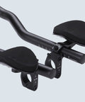 Aluminum Two-Piece Aero Bars For Road Bikes With 26/31.8 Mm Clamp, Easy Install Tri Bars To Improve Aero Position, Foam Pads