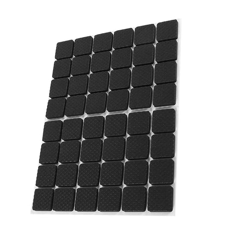 48 Pack Self Adhesive No Slip Rubber Feet Pads for Furniture and Appliances Durable Floor Protectors Black 2.1 cm