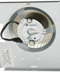 Replacement 115V Motor Assembly for Ventilation Fans, 1550 RPM, 1.2 Amps, showing 1/4 Inch Shaft and two mounting studs.