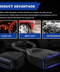 Plug And Play OBD1 To OBD2 Adapter Cable For Scan And Diagnostics OBD1 Scanner To OBD2 Converter Universal 12 Pin To 16 Pin