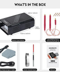 Beefy 10000W Battery Spot Welder With 1200A Dual Pulse in box with accessories