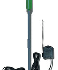 FM130 Wireless Driveway Vehicle Sensor With 100 Ft Range Hands Free Exit For Your Property DIY Friendly Magnetic Vehicle Detector With Adjustable Sensitivity From 3 To 12 Feet, including sensor components and wiring.