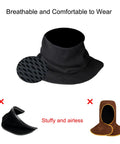 Keep Your Neck Covered With This Heavy Duty Kevlar Welding Neck Gaiter Stops Hot Sparks And Flying Embers During Real Grind Shifts On The Job Site Or In The Shop In Black Large, breathable design shown.