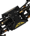 Brass Black Coated Side Plates And Pedal Body Bracket For 1 24 Axial AX24 RC Crawler Chassis Upgrade Beefy Metal Parts