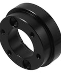 Riser Adapter Plate for Racing Cars, Durable Bolt On Car Accessory That Boosts Style and Fit, black hub adapter close-up