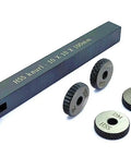 Built Tough Heavy Duty Knurling Tool Holder With 5 Spare HSS Knurls And Steel Body 10x10x100mm Anti Rust Construction Includes 3 HSS Rollers
