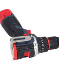 Heavy Duty 18V Cordless Drill Set With Brushless Motor And 80 Nm Torque For Home Projects That Kick Some Serious Butt And Deliver Rock Solid Power Without The Nonsense Of Weak Battery Packs, side view of drill with ergonomic handle.