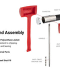 Dead Blow Hammer 26 Oz With Textured Nonslip Grip For Less Rebound And Superior Control In Auto Shop And Home Repairs Pro Grade Build Made In USA HDB30026 Heavy Duty parts and assembly diagram