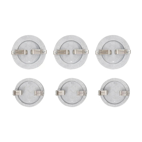 Set of 6 molds from Spot Tire Vulcanizing Kit For Cars And Trucks 110V With 6 Molds, DIY Garage Tire Repair Tool Set, Hot Cure Vulcanizer For Car Tires 140-165 C Built Tough For Home Garages