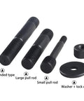 Hole Opener Accessory Kit With Large And Small Tie Rods And Washers For Syk8A Syk8B And Syk15 Punching Machines Pro Grade Heavy Duty Industrial Set For Versatile Hole Punching Operations, black rods and washer