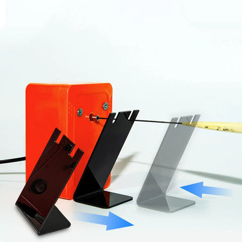 Compact Bobber Painting And Polishing Machine Kit for DIY fishing lures with two brackets, portable, PP material