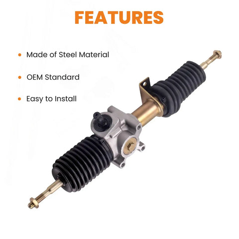Beefy Steering Rack And Pinion With Tie Rod Ends For RZR S 800 EFI And RZR 4 800 EFI 2009 To 2014 Off Road Ready Heavy Duty Steering Gear