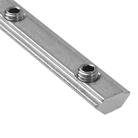 Dope 8Pc Aluminum Profile T Slot Connector Kit For Straight Line Builds With Super Corrosion Resistance and Durable Lightweight Alloy Design, close-up of aluminum connector.