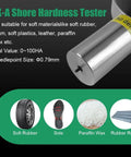 Digital Durometer Type A With Stand For Accurate Rubber Plastic And Leather Hardness Testing Pro Grade Hardness Tester