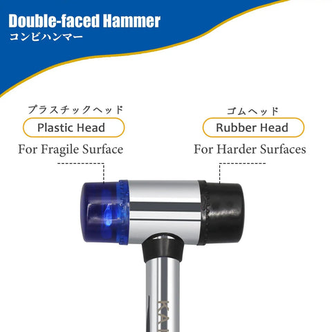 Handy Mini Rubber Mallet 25mm Double Faced Hammer With Soft And Hard Nylon Head No Marring Go To Tool For Jewelry Making