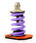 Heavy Duty Open Spring Mount Vibration Isolators 660 Lbs Capacity 1 Inch Deflection Purple Springs with rubber pads