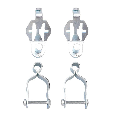 Heavy Duty Gate Hinge Kit With 47MM T Post Pins, 2 sets, steel, for chain link fence gates, easy install