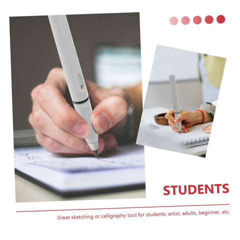 Person using 6 Pack Inkless Graphite Pencils For Sketching And Drawing No Sharpening Needed Smooth Mess Free Strokes For Students.