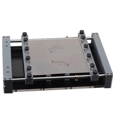 Manual Desktop Solder Paste Screen Printer For SMT PCB Prototyping, 250x250mm Stencil Printer with High Precision frame
