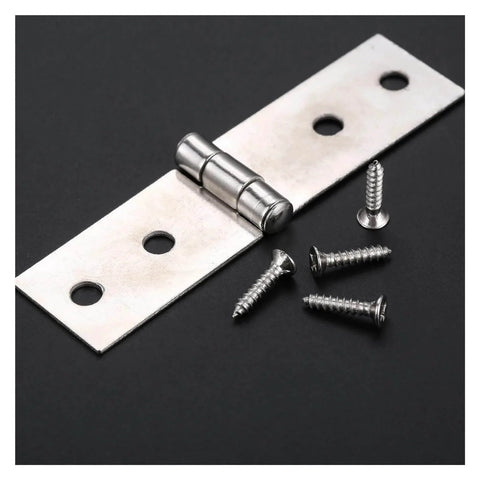 Adjustable Concealed Cabinet Hinges 2 Pack With Screws, Smooth Soft Close Action, No Fuss Easy Install, Iron Alloy Right Angle 74x20mm, 4 Hole Mount