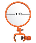 Front view of Expandable Inspection Mirror On A Pole For Roofs Gutters Ductwork Under Vehicle And Car Inspections Retractable Security Mirror On A Stick