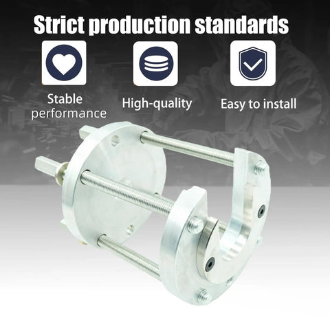 Heavy Duty Boat Prop Puller Kit For Three Or Four Blade Props, Ultra Wide Hub Fit Up To Four And One Eighth Inch, Works On One And A Half Inch To Two Inch Prop Shafts, Marine Propeller Removal Tool, Easy Install And Durable Upgrade