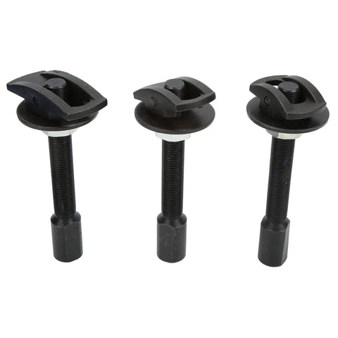 Heavy Duty 3pc Rear Axle Bearing Puller Kit Solid Steel Extractor Installer 3 Sizes black steel tools