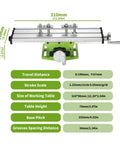 12.2 Inch Mini Milling Machine Worktable With X Y Compound Slide dimensions and specifications