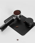 51mm Stainless Portafilter Handle Replacement For Donlim Espresso Machines Fit Double Spout Bottomless Portable Coffee Maker Accessory Durable Plastic And Metal Construction Plug N Play Easy Install black portafilter with ground coffee