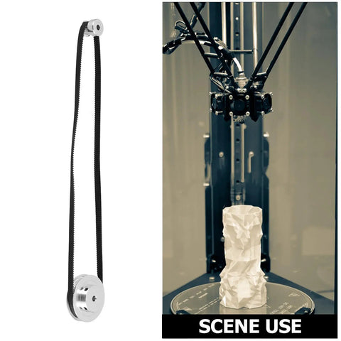Upgrade Your Machine With This Tough Healeved Aluminum Timing Belt Pulley Kit Featuring 20 And 60 Tooth Synchronous Wheels For Smooth 1:3 Reduction Transmission Efficiency Built Durable For Heavy Duty Model Projects, aluminum timing belt pulley kit