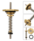 Rock Solid Copper Gas Water Heater Valve Thimble Linkage Pin Set In 10mm And 12mm Sizes For Boiler And Appliance Fixes, copper and steel assembly.