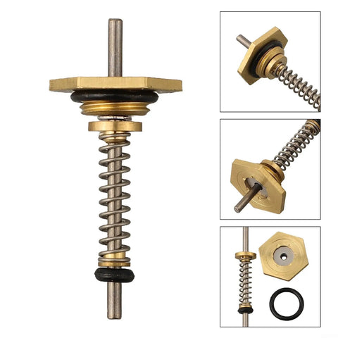 Rock Solid Copper Gas Water Heater Valve Thimble Linkage Pin Set In 10mm And 12mm Sizes For Boiler And Appliance Fixes, copper and steel assembly.