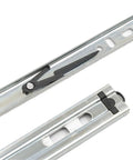 35Mm Telescopic Drawer Slide, Silent Soft Close, Side Mount, Heavy Duty Office And Kitchen Cabinet Drawer Glides, Durable Metal Rails