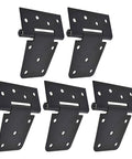 Heavy Duty Garden Fence Gate Hinges Five Pack Load Bearing Shed Door Hardware For Barn Doors Outdoor Gates And Posts
