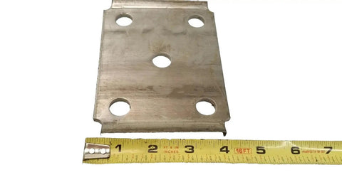 Beefy Heavy Duty Trailer U-Bolt Kit For 3-Inch Round Axles, 6-1/2-Inch Long, 1/2-Inch Diameter, 4-Pack, Fits 5200 And 6000 Lb Axles, Durable Hardware For Secure Towing, steel tie plate with tape measure