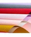 20 Sheets Flower Wrapping Paper Pack With 22 Inch Double Color Floral Bouquet Paper for wedding and birthday gifts, showcasing colorful waterproof sheets