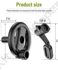 Pro Grade Replacement Table Saw Bevel Handle And Wheel Kit For DW745, DW745-AR, DW7450, DWE7480 with size dimensions