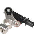 Premium Battery Current Sensor Fits Toyota Yaris 2016 Through 2021 Straight Swap 288500V020 shown from the side with metallic details.