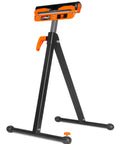 750 Lb Capacity Miter Saw Stand With Universal Fit Extends 34 To 69 Inches Supports 10 Foot Boards Powder Coated Steel