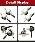 2-Pack 1/4 Inch Heavy Duty Gas Shutoff Valve Steel Inline Shutoff Replacement For ATVs, Karts, And Lawn Mowers, Compatible With Scag 48568