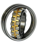 Heavy Duty Spherical Radial Bearing With Straight Bore And Brass Cage, Normal Clearance, close-up showing roller alignment