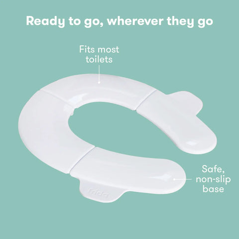 Rock Solid Foldable Toddler Potty Seat Fits Standard Household Toilets Lightweight Travel Toilet Trainer With Zippered Bag Hassle Free Potty Training On The Fly