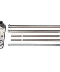 1 Inch Drive Dial Torque Wrench With 400 To 2000 Ft Lbs Range, Precision Mechanical Gauge For Heavy Duty Fastening, Pro Grade High Torque Tool For Automotive, Heavy Equipment, And Industrial Use, silver with extension bars