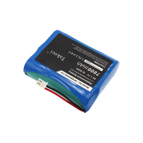 7800mAh Li Ion Replacement Battery For Spektrum Transmitters Including iX12 NX6 NX8 3.7V Li Ion Pack With 140g Weight Compact 68mm By 55mm By 19.6mm Plug And Play Power Upgrade For Long Lasting Runtime