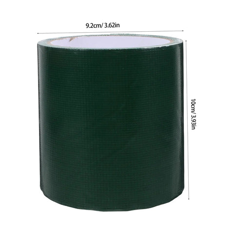 Green roll of Heavy Duty Repair Tape Workhorse For Greenhouses Tents Canopies RV Awnings And Boats, sized 9.2x10cm.