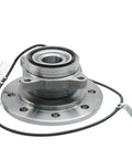 Heavy Duty 4WD Front Wheel Bearing Hub Assemblies For 96 Through 00 Chevy And GMC K2500 K3500 Suburban showing hub unit with sensor wire.