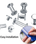 Hella Durable 160 Piece Chicago Screw And Binding Post Set crafted for heavy duty leather projects with assorted sizes.